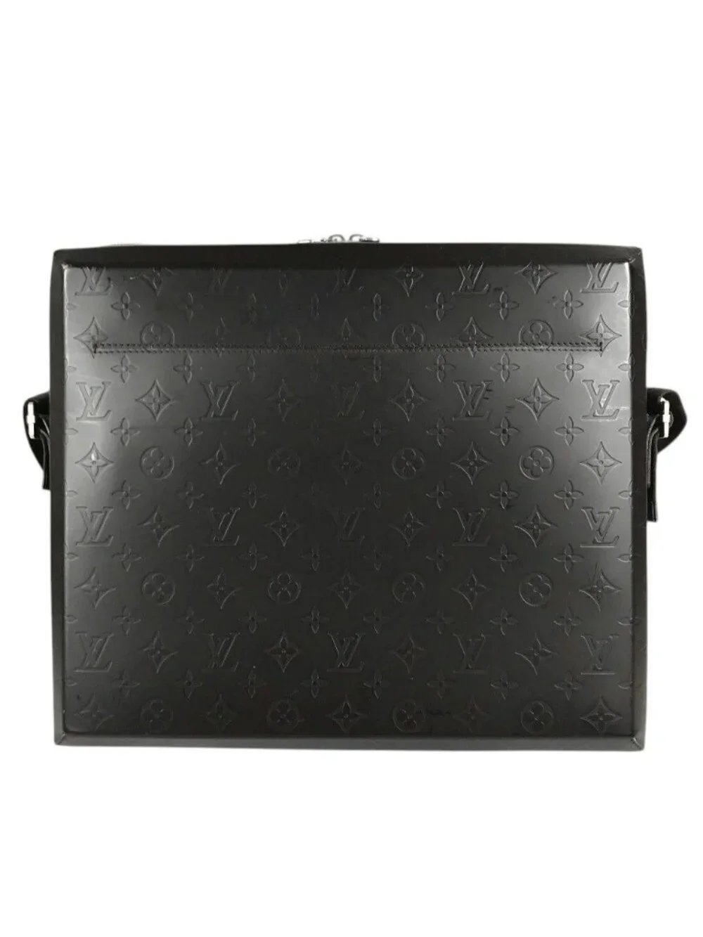 Louis Vuitton Shoulder Bag Steve Monogram Glace Leather Cafe Brown